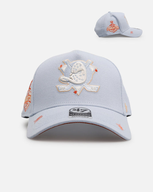 47 Brand Anaheim Ducks 'Overstitch' 47 Offside Snapback Light Blue