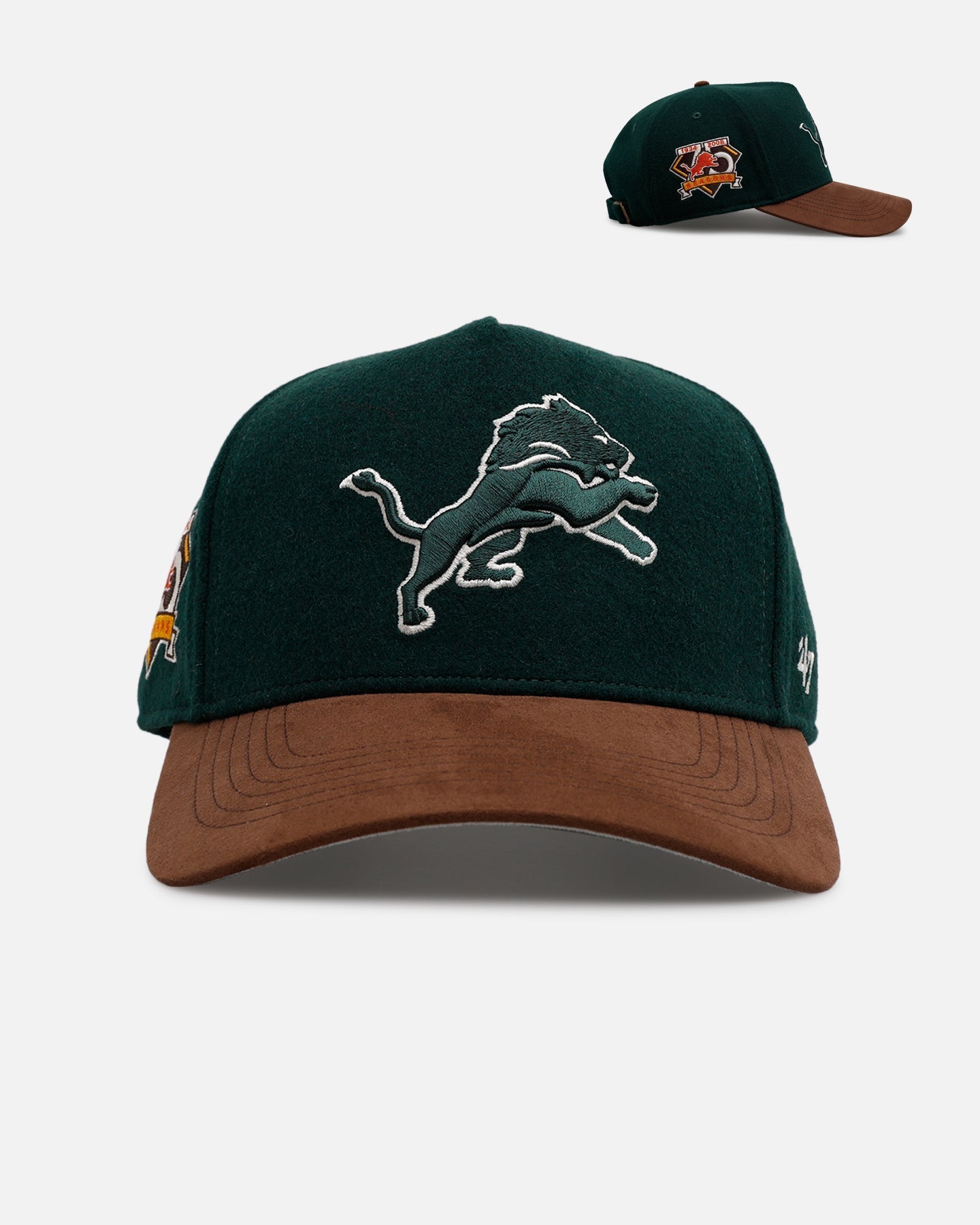 47 Brand Detroit Lions 'Fall Leaves' Clean Up Strapback Green/Brown