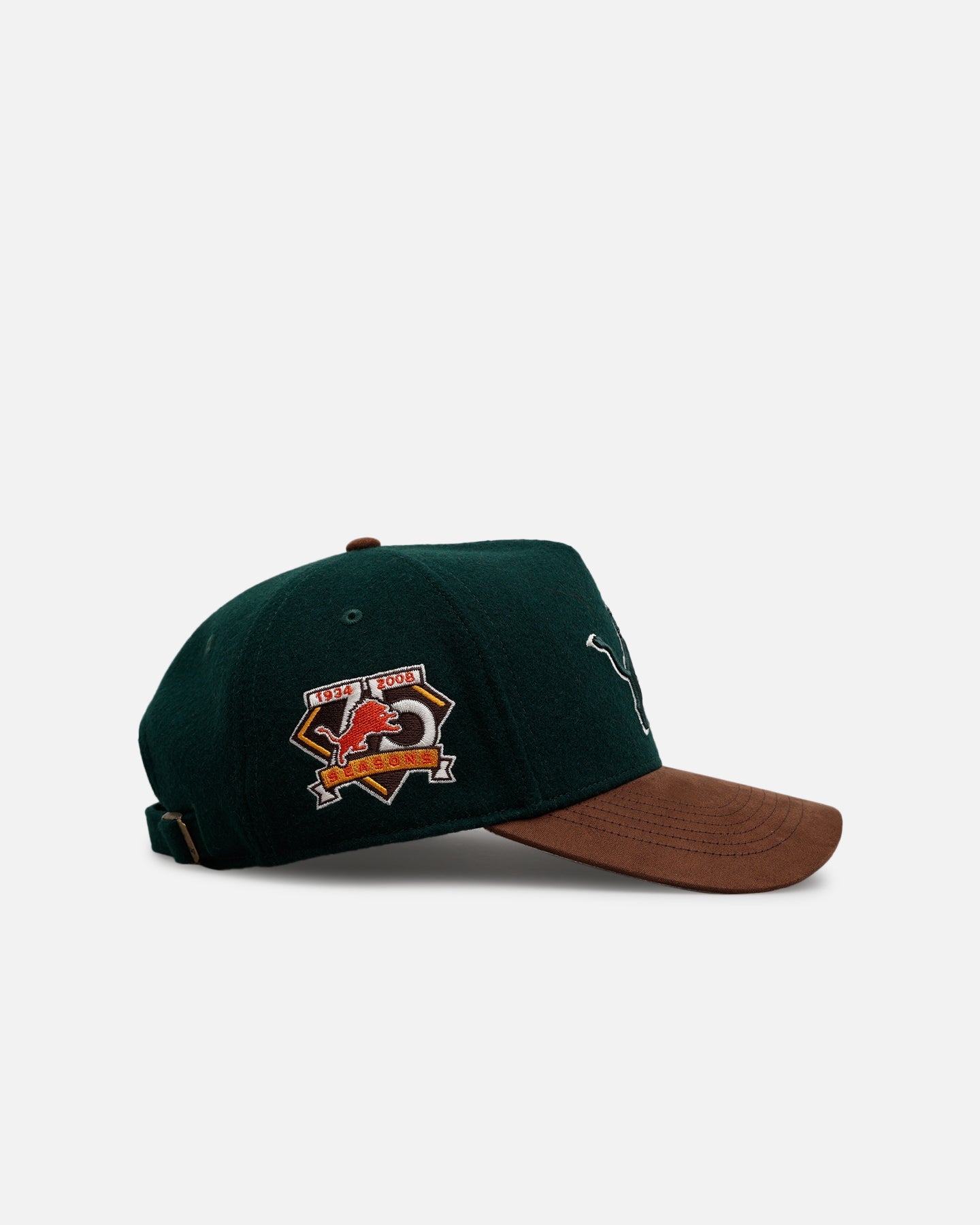 47 Brand Detroit Lions 'Fall Leaves' Clean Up Strapback Green/Brown