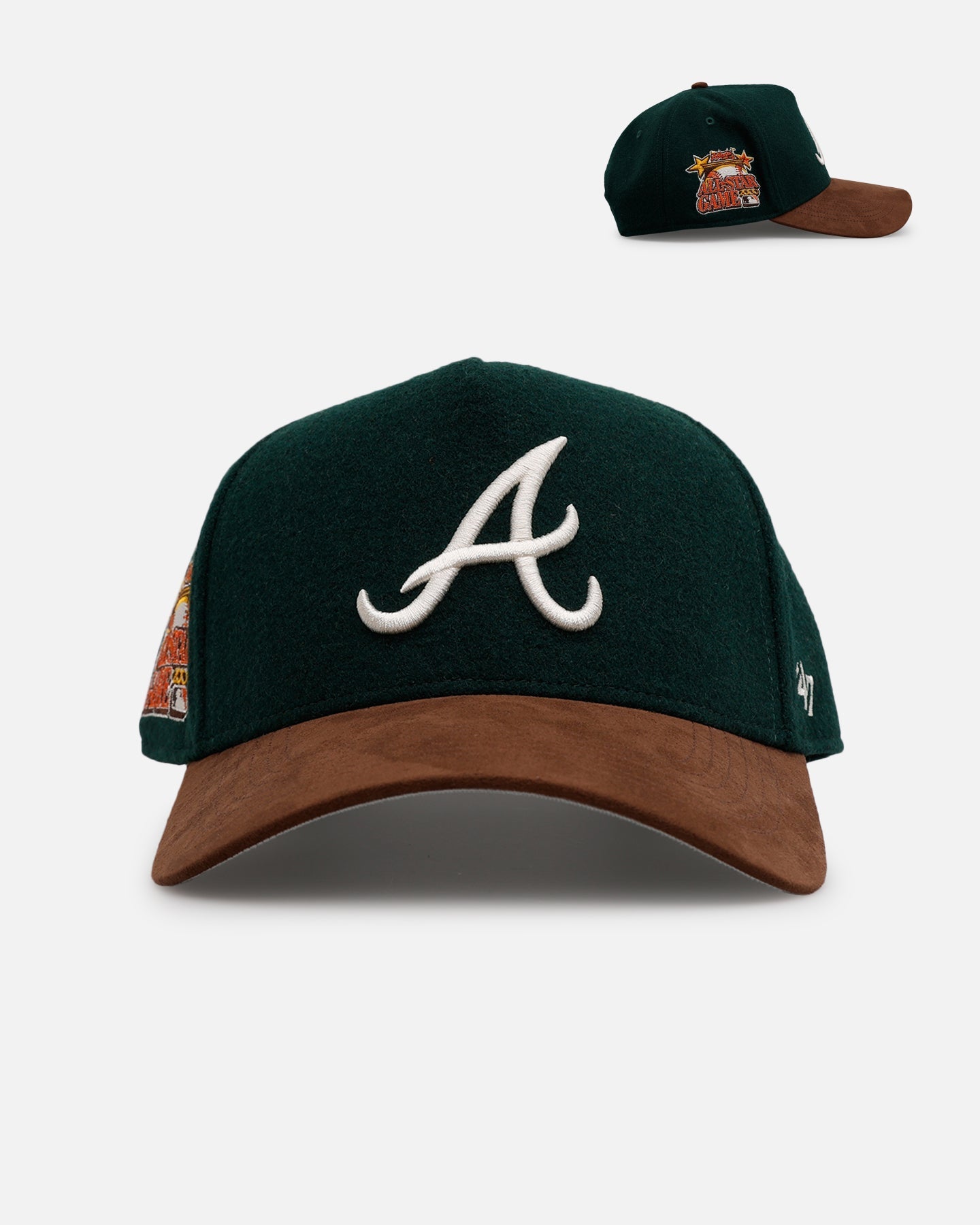 47 Brand Atlanta Braves 'Fall Leaves' 47 Offside Snapback Green/Brown
