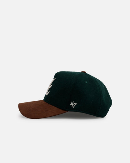 47 Brand Atlanta Braves 'Fall Leaves' 47 Offside Snapback Green/Brown