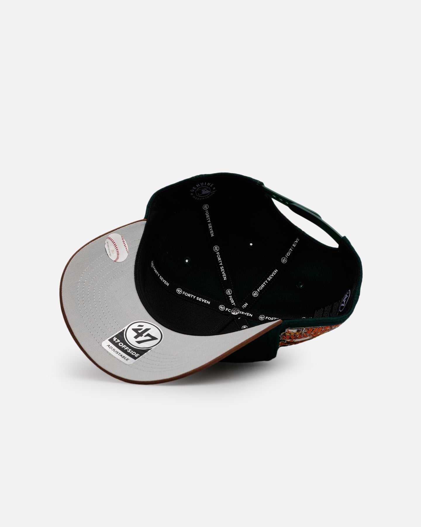 47 Brand Atlanta Braves 'Fall Leaves' 47 Offside Snapback Green/Brown