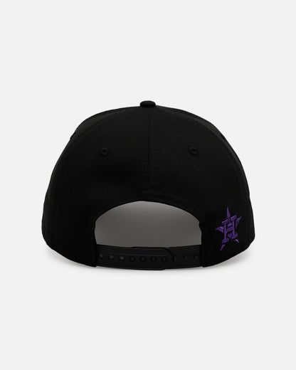 New Era Houston Astros 'Drip 3.0' 9FORTY A-Frame Snapback Black/Glow