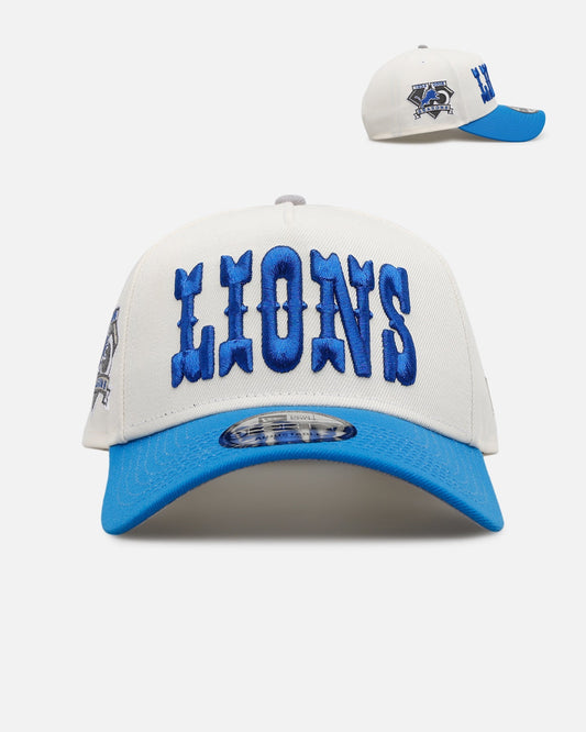 New Era Detroit Lions 'Chrome Metallic Wordmark' 9FORTY A-Frame Snapback Chrome