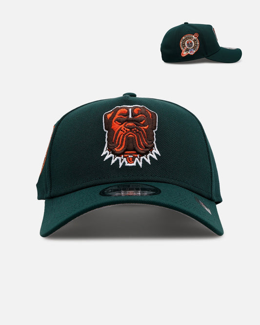 New Era Cleveland Browns 'Evergreen' 9FORTY A-Frame Snapback Dark Green