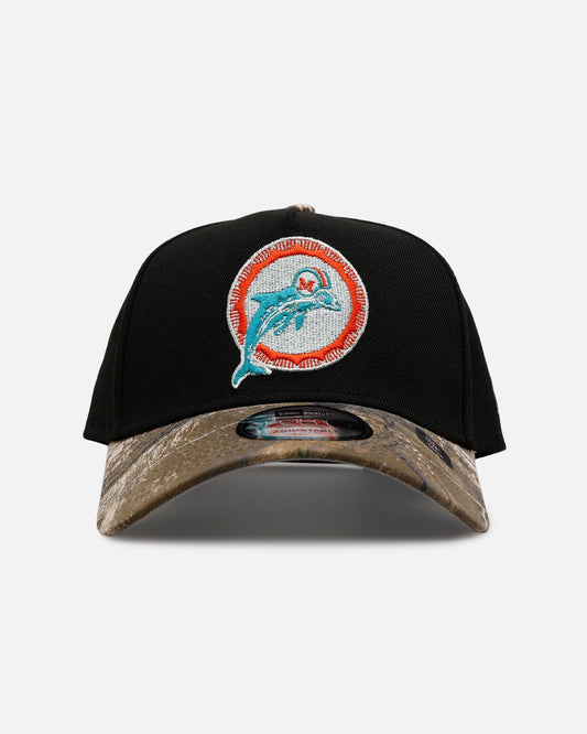 New Era Miami Dolphins 'Black Crown Realtree Visor' 9FORTY A-Frame Snapback Realtree Edge/Black