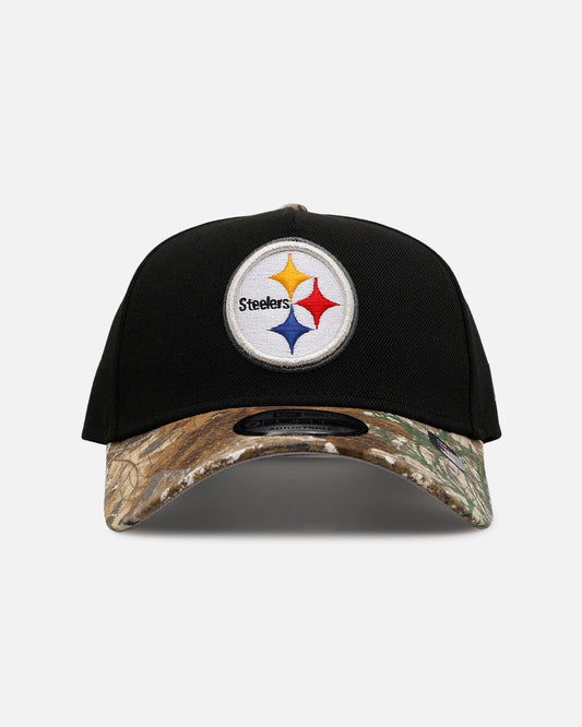 New Era Pittsburgh Steelers 'Black Crown Realtree Visor' 9FORTY A-Frame Snapback Realtree Edge/Black