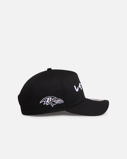 New Era Baltimore Ravens 'Ohtani & Kanji' 9FORTY A-Frame Snapback Black/White