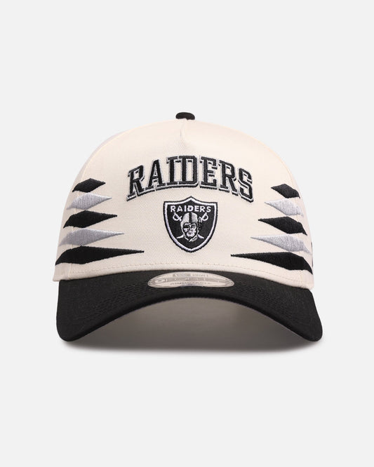 New Era Las Vegas Raiders 'Regency Crown' 9FORTY A-Frame Snapback Chrome White/Black