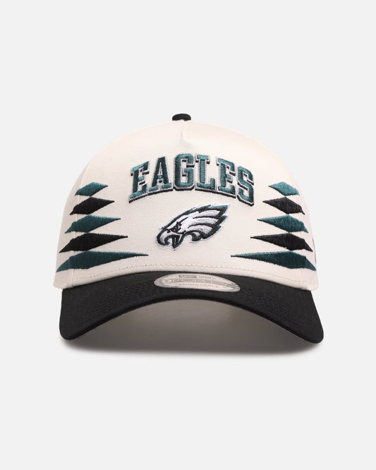New Era Philadelphia Eagles 'Regency Crown' 9FORTY A-Frame Snapback Chrome White/Black