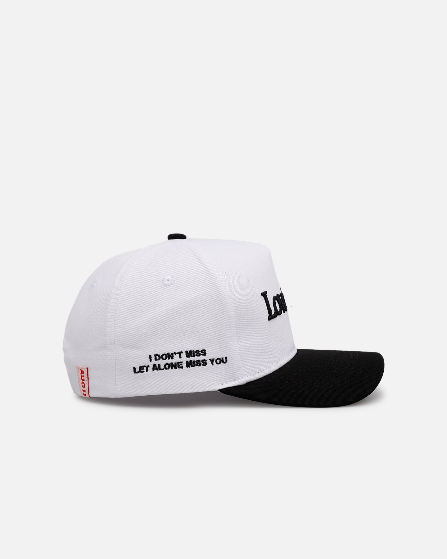 Aug11 Loverboy Snapback White/Black