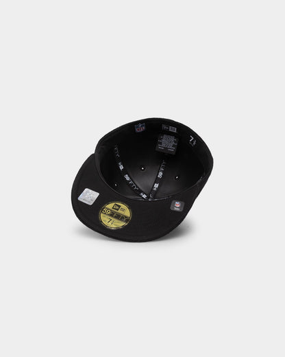New Era Las Vegas Raiders 'Black Tan Suede' 59FIFTY Fitted Black/Tan