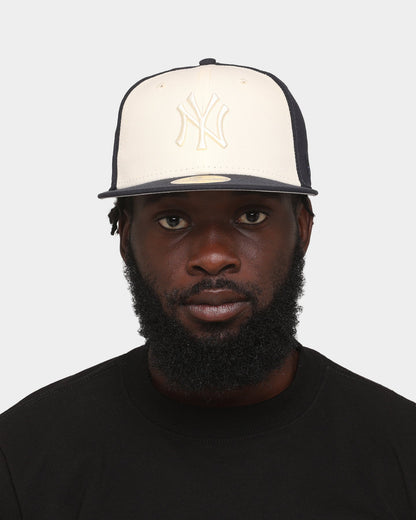 New Era New York Yankees 'Tonal Two-Tone' 59FIFTY Fitted Light Beige