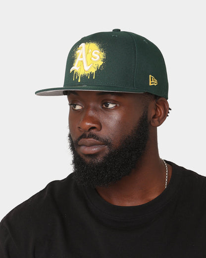 New Era Oakland Athletics 'Spray Paint Glow' 59FIFTY Fitted Original Team Colours