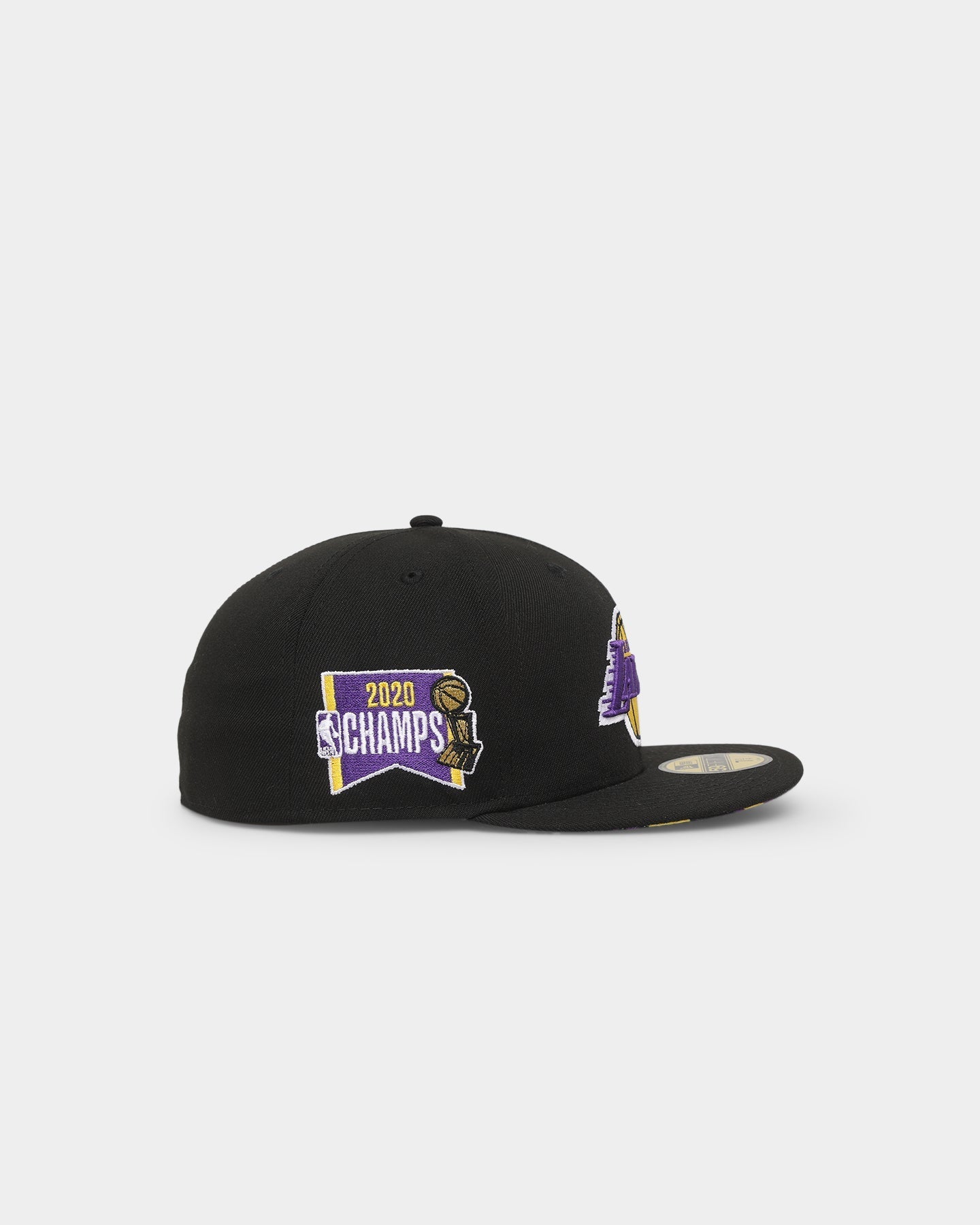 New Era Los Angeles Lakers 'Camo Underbrim' 59FIFTY Fitted Black