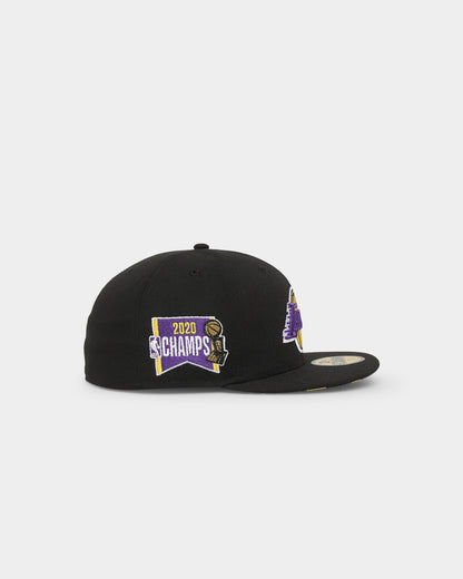New Era Los Angeles Lakers 'Camo Underbrim' 59FIFTY Fitted Black