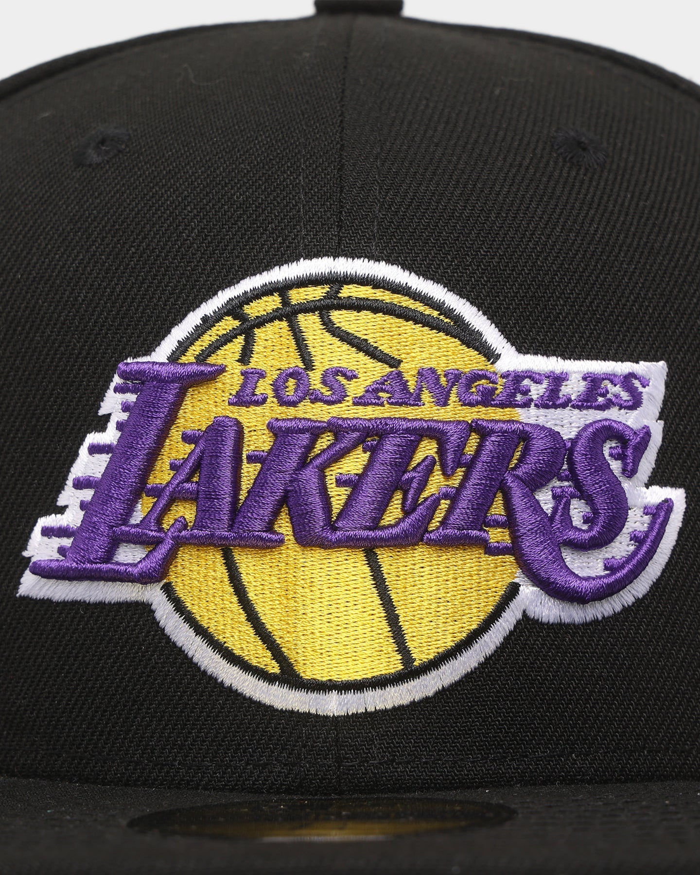 New Era Los Angeles Lakers 'Camo Underbrim' 59FIFTY Fitted Black