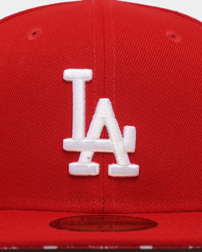 New Era Los Angeles Dodgers 'Fairisle' 59FIFTY Fitted Red/White