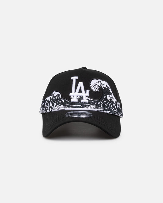 New Era Los Angeles Dodgers "Wave" 9FORTY A-Frame Snapback Black/White